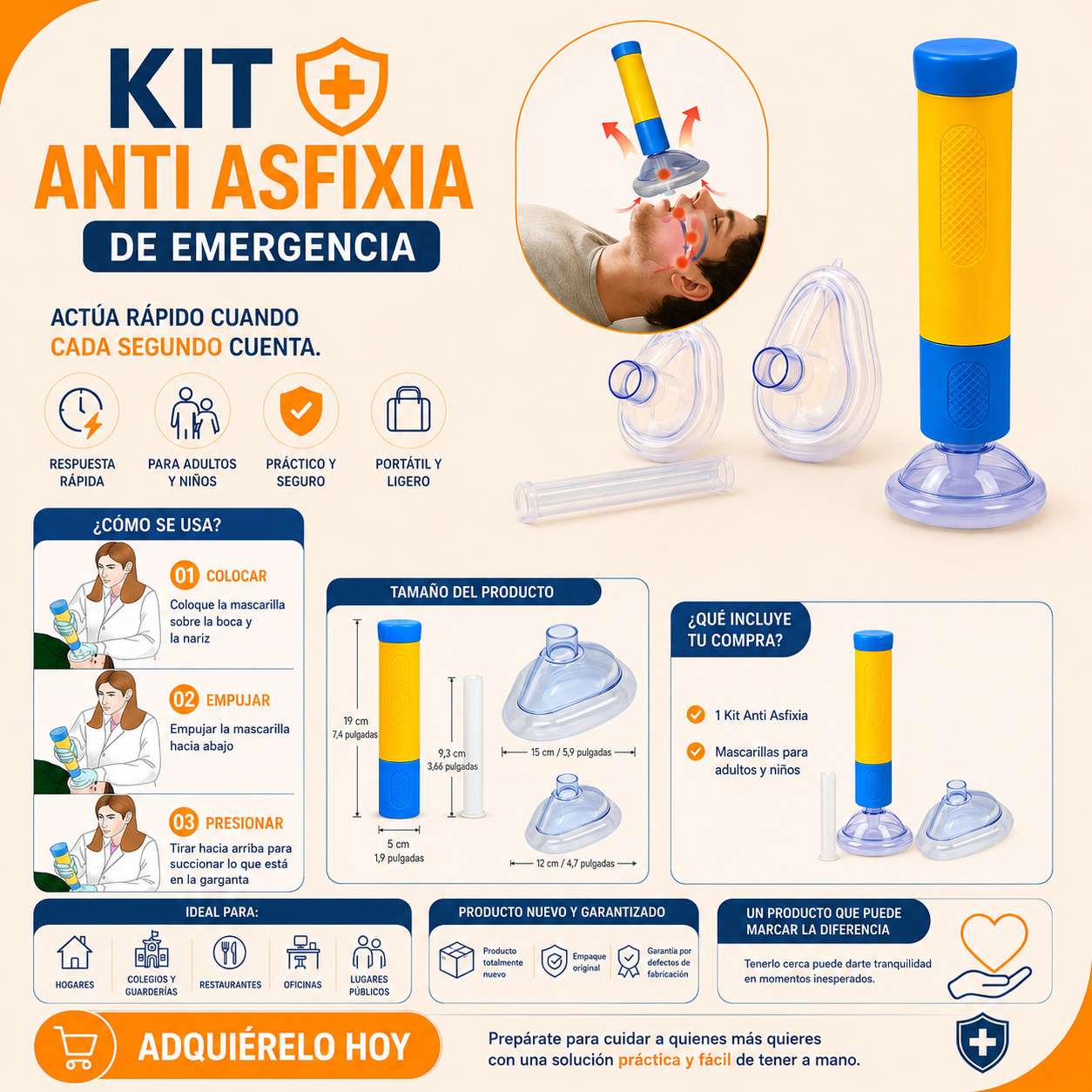 Kit Salvavidas de Asfixia