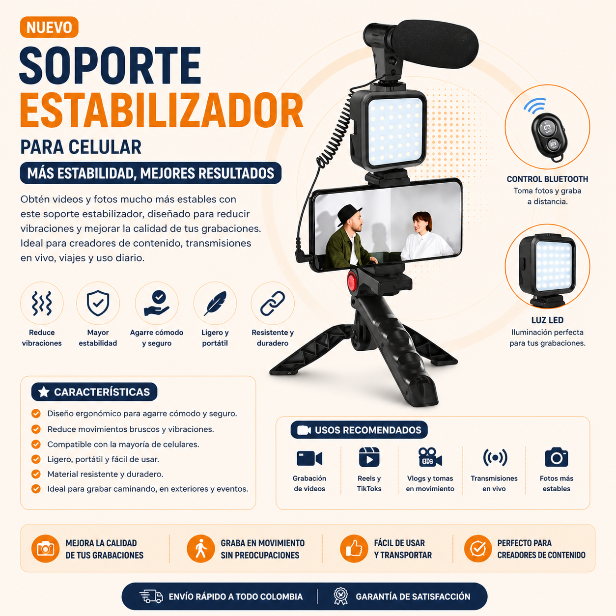 Soporte Estabilizador de Celular