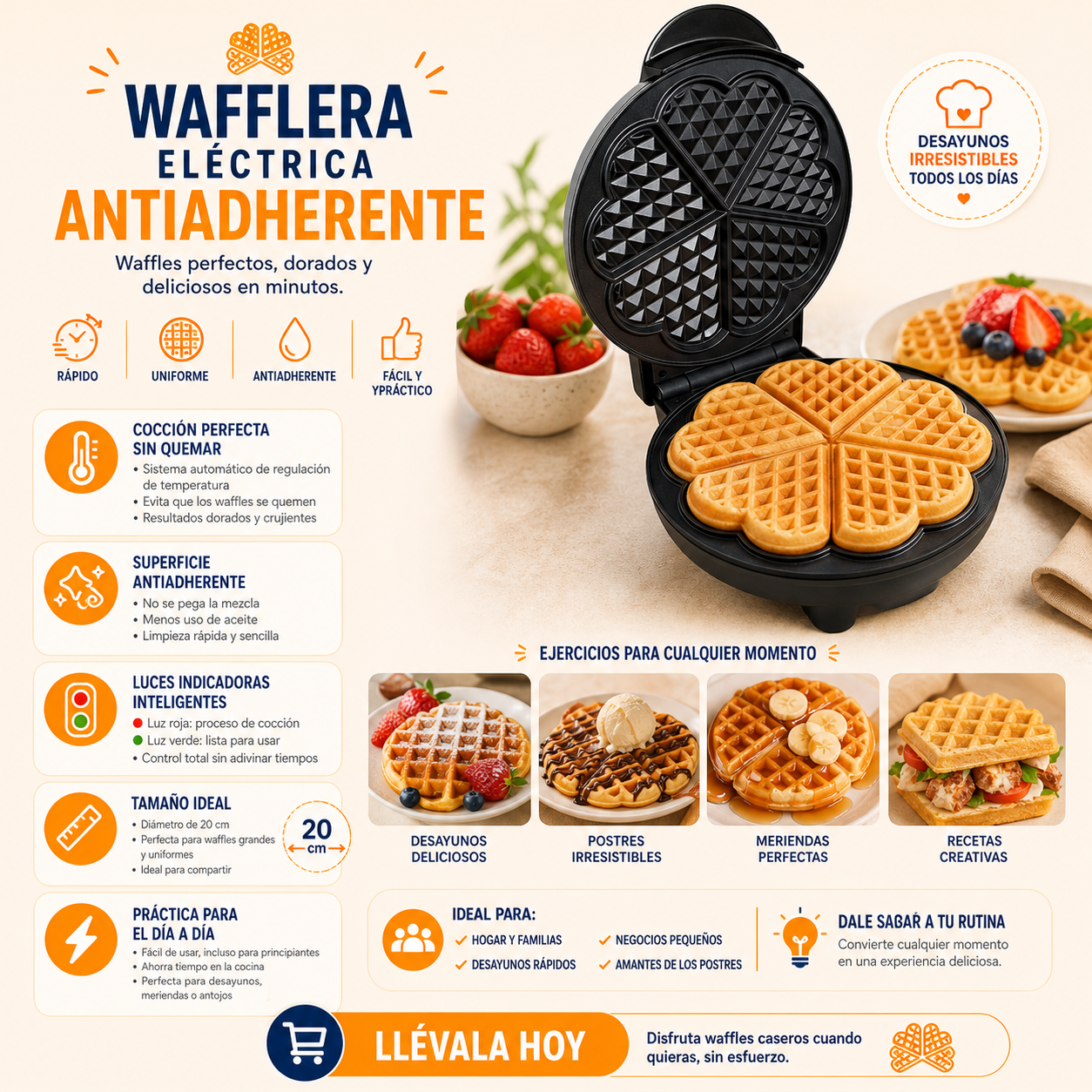 Wafflera Corazón <3