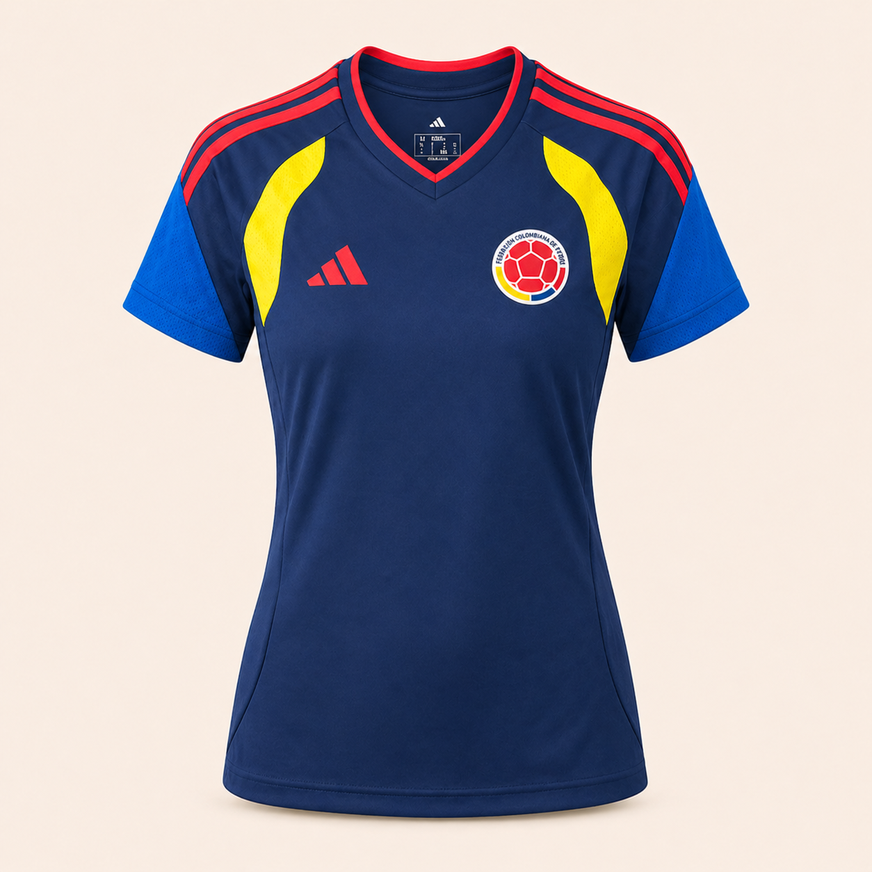 Camiseta Colombia Entrenamiento Azul - Mujer