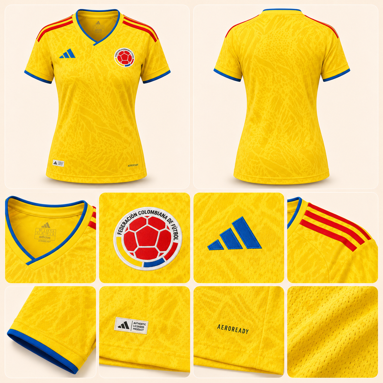 Camiseta Local Selección Colombia - Mujer