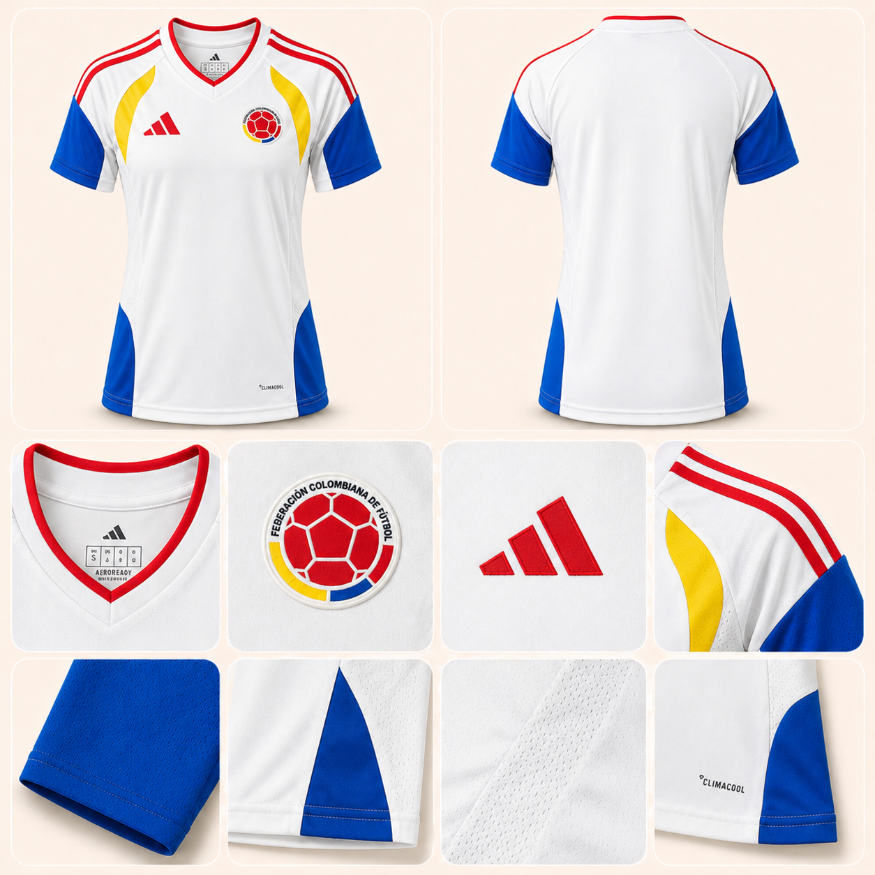 Camiseta de Entrenamiento Selección Colombia - Mujer