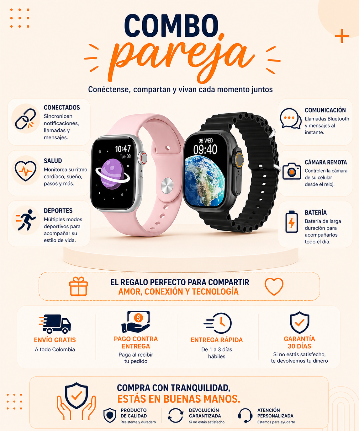 Combo Reloj S10 Ultra3