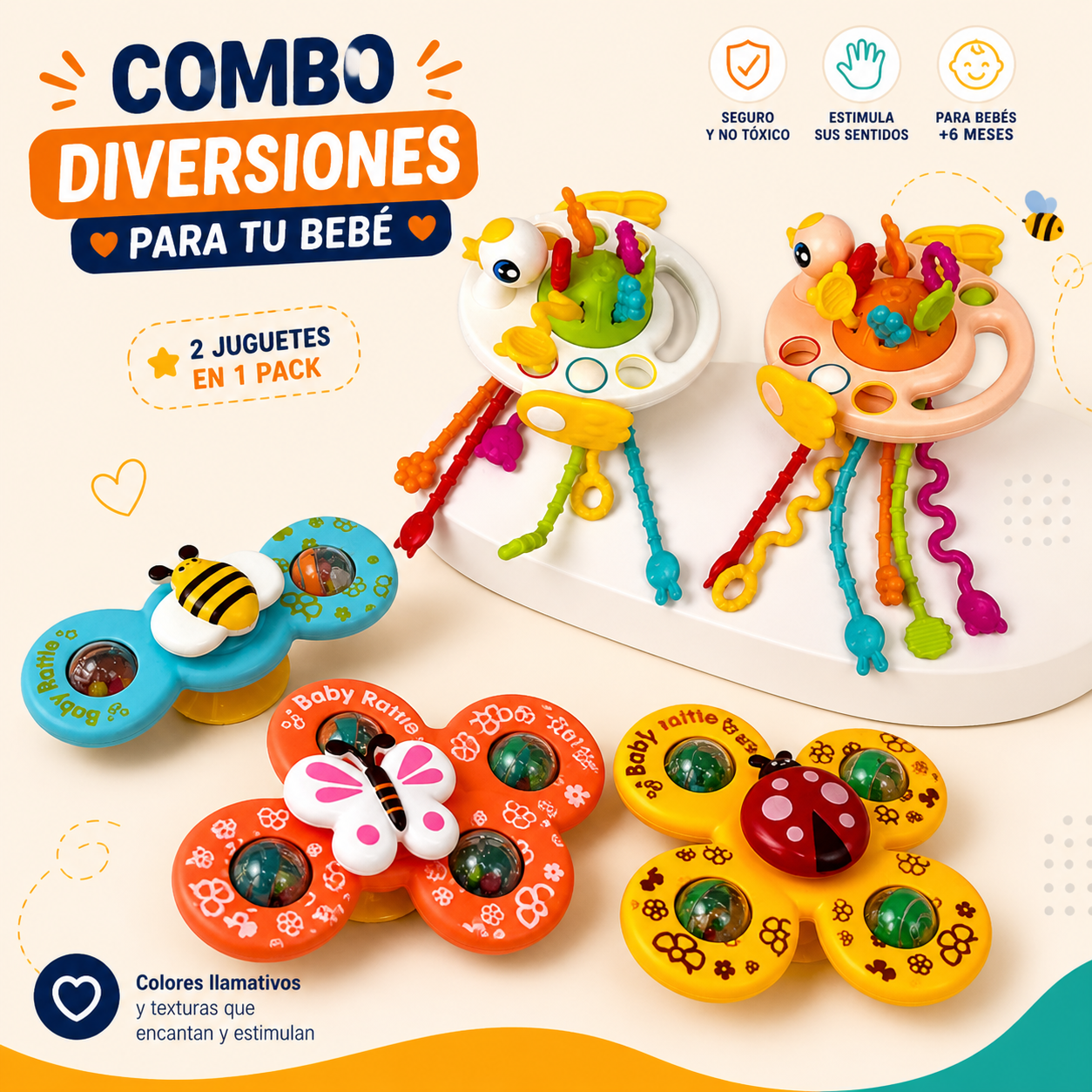 Combo Sensorial Spinner + Didáctico