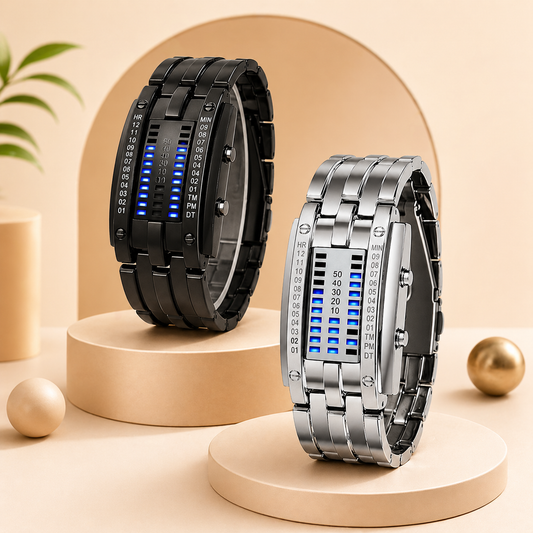 Reloj Binario LED para Hombre